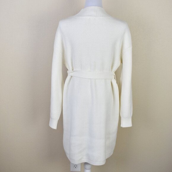 Maeve Long Sleeve Mock Neck Tie Waist Sweater Dress - S - Picture 6 of 11